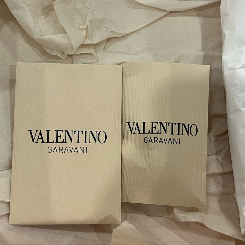 Valentino Garavani Dans Le Foyer Satin Sandal With Crystals 105 mm Size EU 38 - Picture 15 of 15